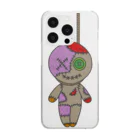 Ａ’ｚｗｏｒｋＳのHANGING VOODOO DOLL Clear Smartphone Case