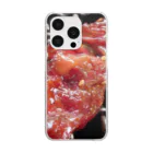 脂身通信Ｚの【フルグラフィック】焼肉♪230503 Clear Smartphone Case