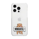 じゅんわんのWONDERFUL! カラーVer. Clear Smartphone Case