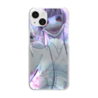 サチ江👁Sachieの[数量限定]Tiktok100万人突破記念デザイン Clear Smartphone Case