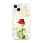 Onuuuun Artの薔薇 Clear Smartphone Case