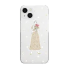 三浦朋代のRuimeme × 三浦朋代 〈Agathe〉flower tiered dress Clear Smartphone Case