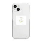 rilybiiの虹色 Tulip Clear Smartphone Case