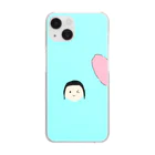 ぷにたんランドの繋げてハート‼︎星ウサちゃんと女の子 Clear Smartphone Case