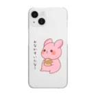 ゆめうさぎShopの腹ペコいちごちゃん Clear Smartphone Case