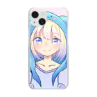 いろはの猫耳パーカー少女 Clear Smartphone Case