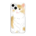 Umeno's Shopのちっちイヌ Clear Smartphone Case