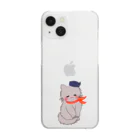 momo-nonoのもちもちほっぺのねこ Clear Smartphone Case