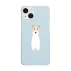 ゆいたっく／犬イラストのワイヤーフォックステリア Clear Smartphone Case