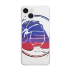 scorpion★のscorpion★青×紫×赤 Clear Smartphone Case