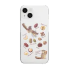 huroshikiのNUTS collection ナッツコレクション Clear Smartphone Case