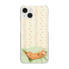 アトリエ『猫虹彩パレット』🐈🌈🎨のおねんねれおんくん Clear Smartphone Case