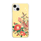 orange_honeyの椿 Clear Smartphone Case