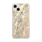 WORLD1グッズショップの【ebisu】Beige Clear Smartphone Case