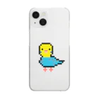 FROG FISH SHOPのことりのチロちゃん〜ドット絵〜 Clear Smartphone Case