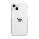 orange_honeyの猫1 黒猫 Clear Smartphone Case