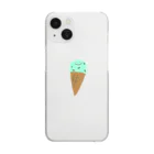 mint_flavorのチョコミン党員第一号 Clear Smartphone Case