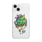 Colorful fam Earthのツリー君 Clear Smartphone Case