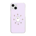 Hinanochin.shopの a pomeranian / shortcake Clear Smartphone Case