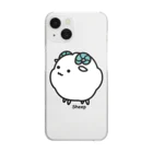 yuccoloのふわもこひつじ Clear Smartphone Case