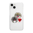 ペキニーズ好きによるペキニーズグッズ屋さんのNo Pekingese No Life. Clear Smartphone Case