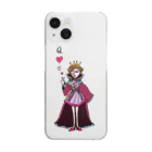 num_OROCHIの指♥Q【ポーカー】 Clear Smartphone Case