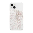 じゆうじんのカメラ女子はすすむ Clear Smartphone Case