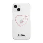 LUNAのHeart 투명 스마트폰 케이스