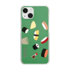 Mrs.Bean/ミセスビーンのSUSHI/スマホケース Clear Smartphone Case