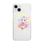 🦛ひぽまるちゃんねる🐨のおねむなミニキャラまるちゃんver. Clear Smartphone Case