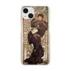 artgalleryのMucha - Lorenzaccio Clear Smartphone Case