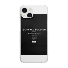 BUFFALO SOLDIER のBUFFALO SOLDIER LETTER  Clear Smartphone Case