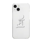 Secret CharityのCocoCannon立体風ロゴ（表） Clear Smartphone Case