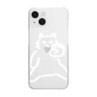 🍑のおことわりねこちゃん Clear Smartphone Case