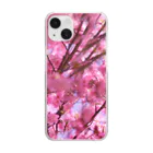 orange_honeyの桜90 Clear Smartphone Case