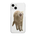 茶トラねこずのあくび猫のシロ Clear Smartphone Case