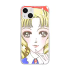 akiko_ootaniのキラキラ縦ロール Clear Smartphone Case