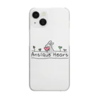 AntiqueHeartのはーとうさ Clear Smartphone Case