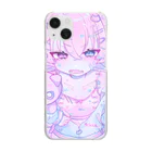 モマ@のゆめかわネコパジャマくん Clear Smartphone Case