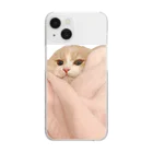 ふうまくんのお店のおくるみふうまくん Clear Smartphone Case