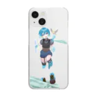 スライムバケツ店の有馬千草ママ冷音ちゃん（右手異空間B） Clear Smartphone Case