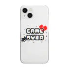 だめいどのGAMR OVER Clear Smartphone Case