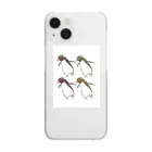 おひさまSHOPのペンギンズ Clear Smartphone Case