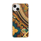 NoriNoriのEthnic patterns Clear Smartphone Case