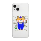 watari_watariの俺、ハムスター Clear Smartphone Case