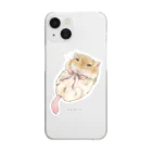 a.m　factoryのマカロニマウス Clear Smartphone Case