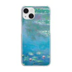 MUGEN ARTのモネ　睡蓮　Claude Monet / Water Lilies Clear Smartphone Case