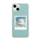 AnimallandのKittyonpiecloud_猫雲　by Animalland Clear Smartphone Case