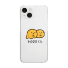 SS SHOP 【SOVL GOODS】のシオからくん Clear Smartphone Case