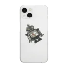 farbeのスチームロボット Clear Smartphone Case